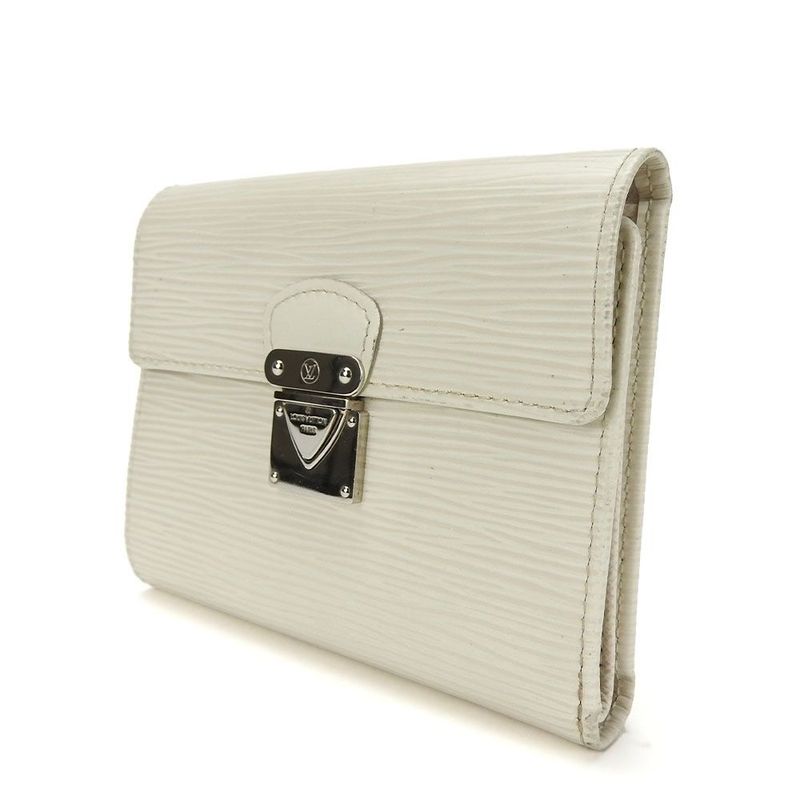 Louis Vuitton Trifold Walletportefeuille And Koalam5801jepi Ivoire White