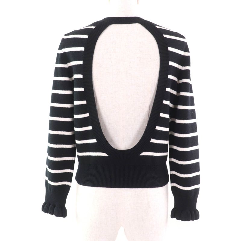 CHANEL P74115 100% Cashmere With Coco Mark Hardware Sequin Embellishment