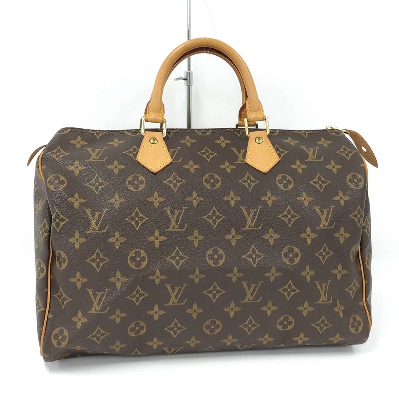 Louis Vuitton Speedy 35 Mini Boston Bag Monogram Brown M41524