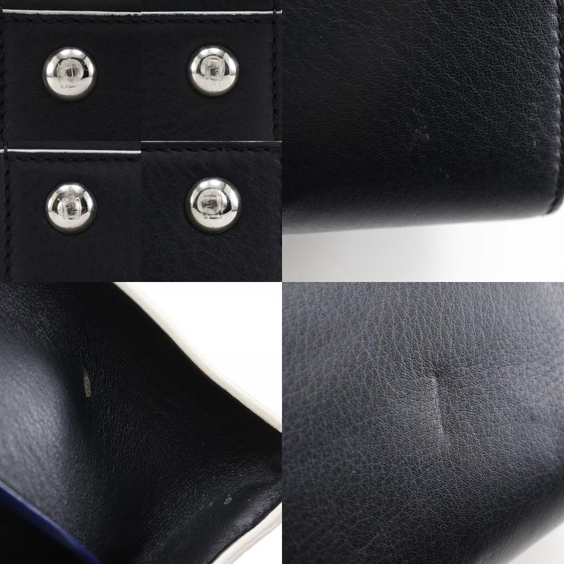 Fendi Petit Trois Jour 2WAY Shoulder 8bh333 Leather Black Ladies Handbag