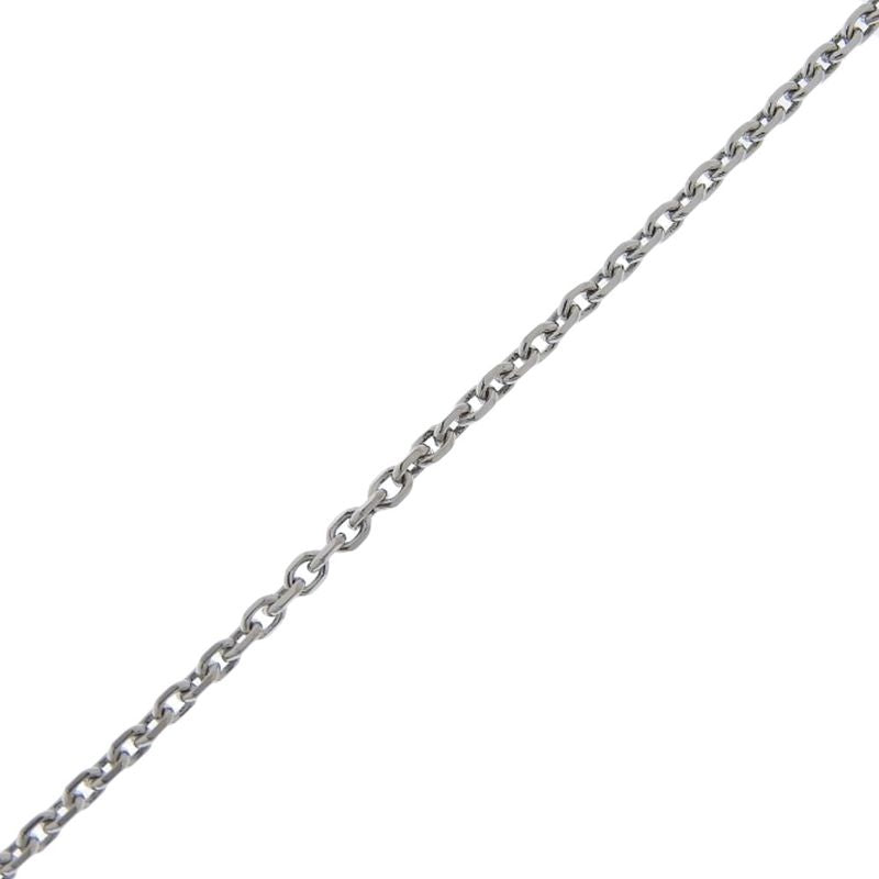 Cartier C Heart 18kwhite Gold With Diamonds Ladies 5.5g Necklace