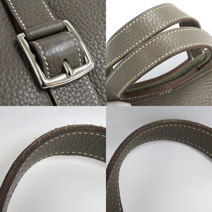 Hermes Alzan 31 Taurillon Clemence Etain Silva-hardware R 2014 Gray