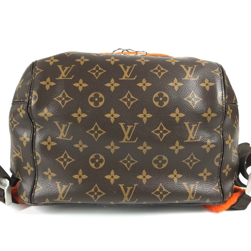 Louis Vuitton Backpack Sac Celebrating Backpack M40277 Fur Orange