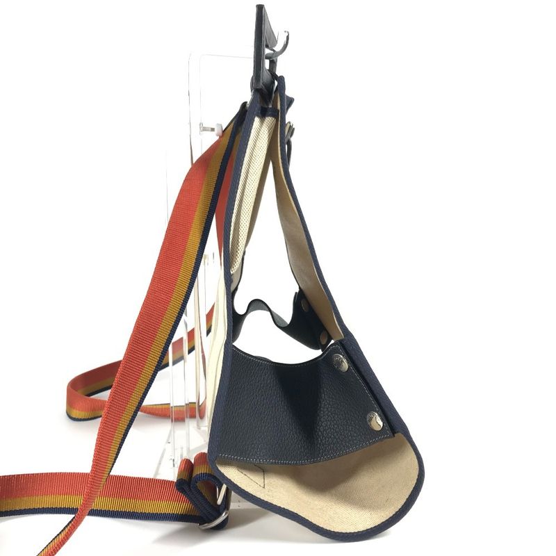 Hermes Backpack Sac Backpack Toile Ashe Beige