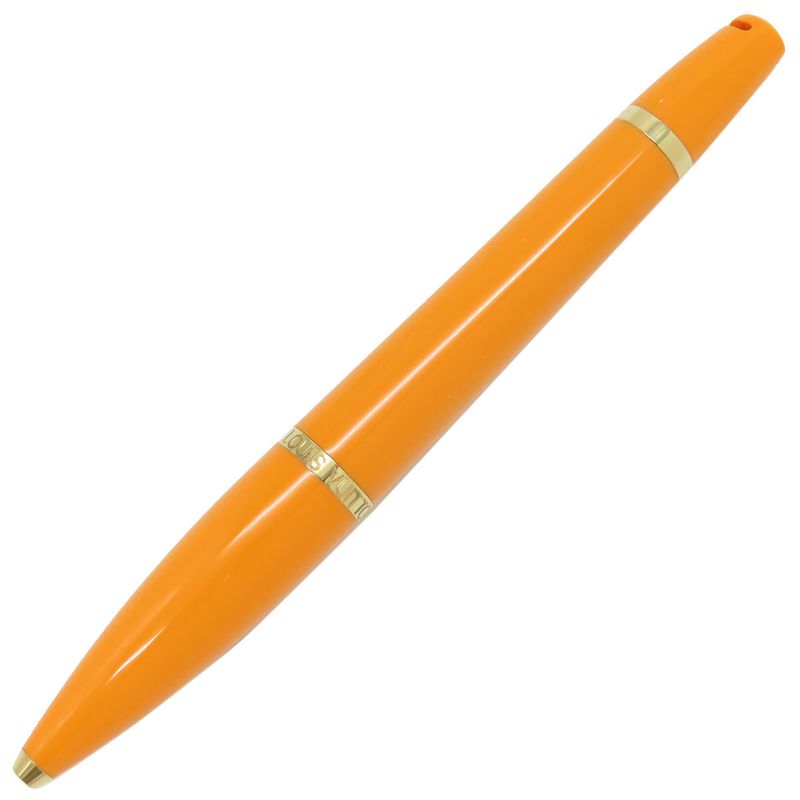 Louis Vuitton Ballpoint Pen Twist Ballpoint Pen GP Resin Type Orange X Gold Out
