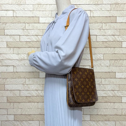 Louis Vuitton Musette Salsa Monogram Shoulder Bag Monogram Canvas M51258 Brown