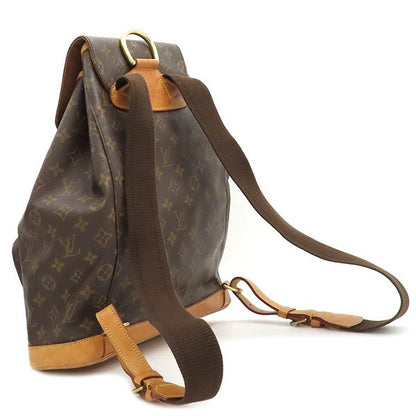 Louis Vuitton Backpack Daypack Montsouris gm Monogram Canvas Monogram Gold