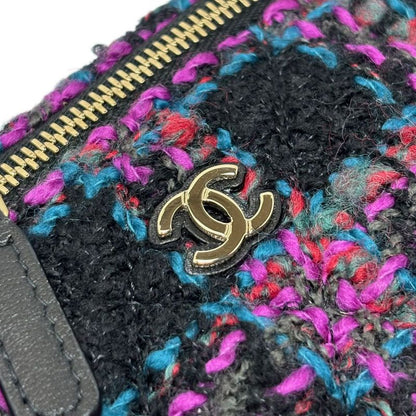 Chanel Tweed Classic Vanity Chain Shoulder Multicolor