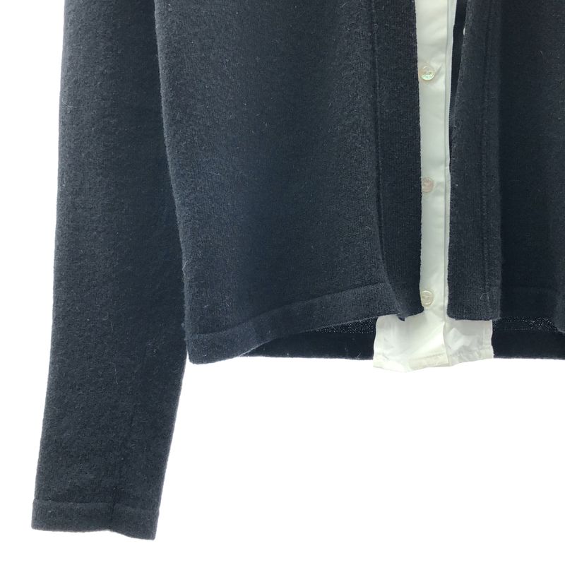 Chanel | 2004aw | Trevotoni Shirt Part Docking Cashmere Knit Cardigan | 38 |