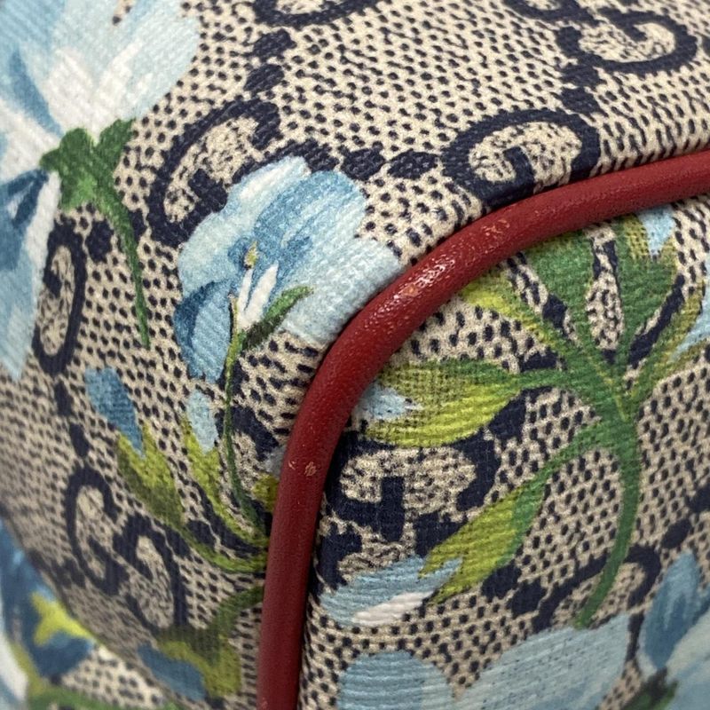 Gucci Handbag GG Blooms 546312 Navy×red×multi Leather