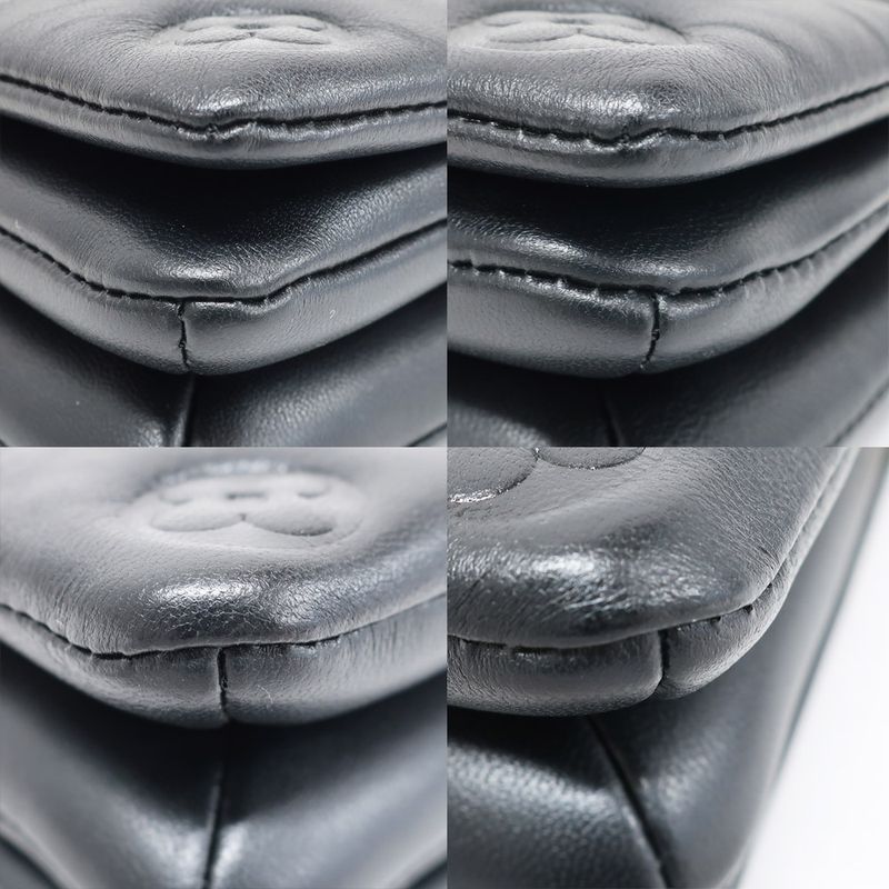 Louis Vuitton Pochette Cousin Shoulder Bag M82116 Monogram Black Gold