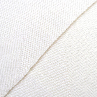 Hermes Chevron Zoom 100% Cashmere Leather With Logo Patch Fringe Shawl Scarf