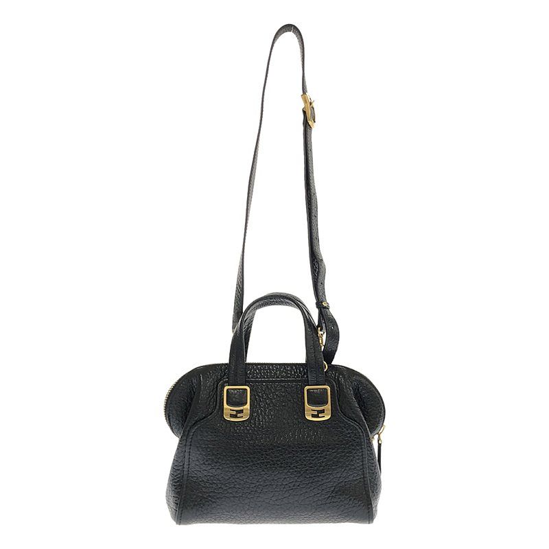Fendi - 2-way Chameleon Leather Shoulder Bag - Black - Women