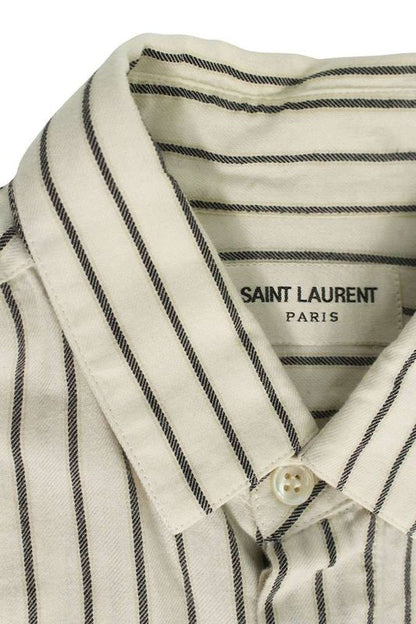 Saint Laurent Paris 564172 Y1b89 Striped Long Sleeve Shirt Men 37