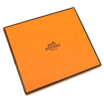 Hermes Trifold Wallet Bearn Combine Chèvre Etoupe Gold Hardware Glazed U