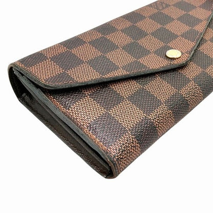 Louis Vuitton Damier Portefeuille Sarah N63209 Long Wallet Unisex