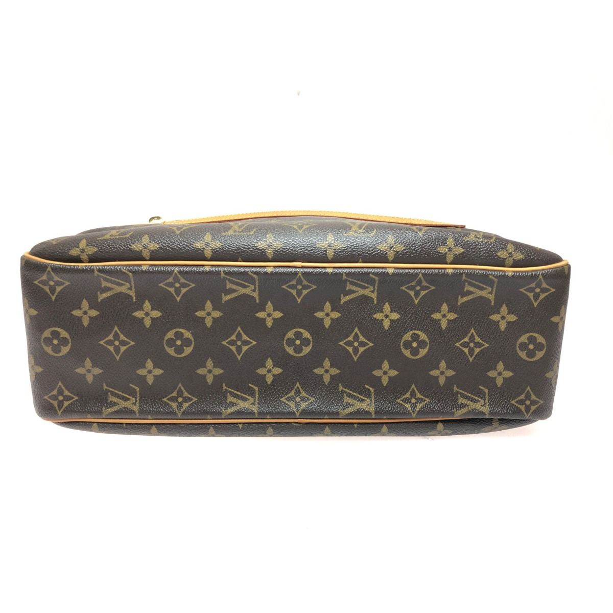 Louis Vuitton Women's Shoulder Bag Monogram Shite GM M51181 Brown
