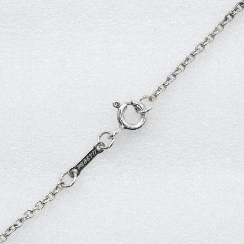 Tiffany & Co Open Heart Elsa Peretti 925 Silver Ladies 4.7g Necklace