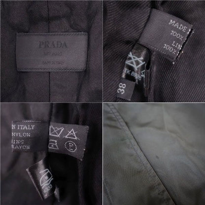 Prada Jacket Coat Long Sleeve Long Sleeve Nylon Be