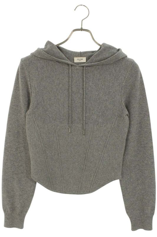 Celine 2ad59275t Cashmere Hoodie Women's S