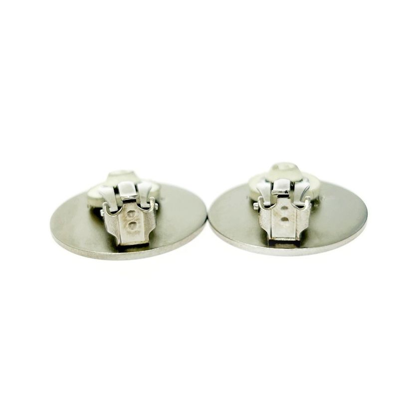 Hermes Metal Serie Earrings Ladies Silver 386962 Earrings