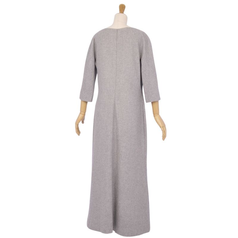 Vintage Celine Dress Three-quarter Length Wool Twee