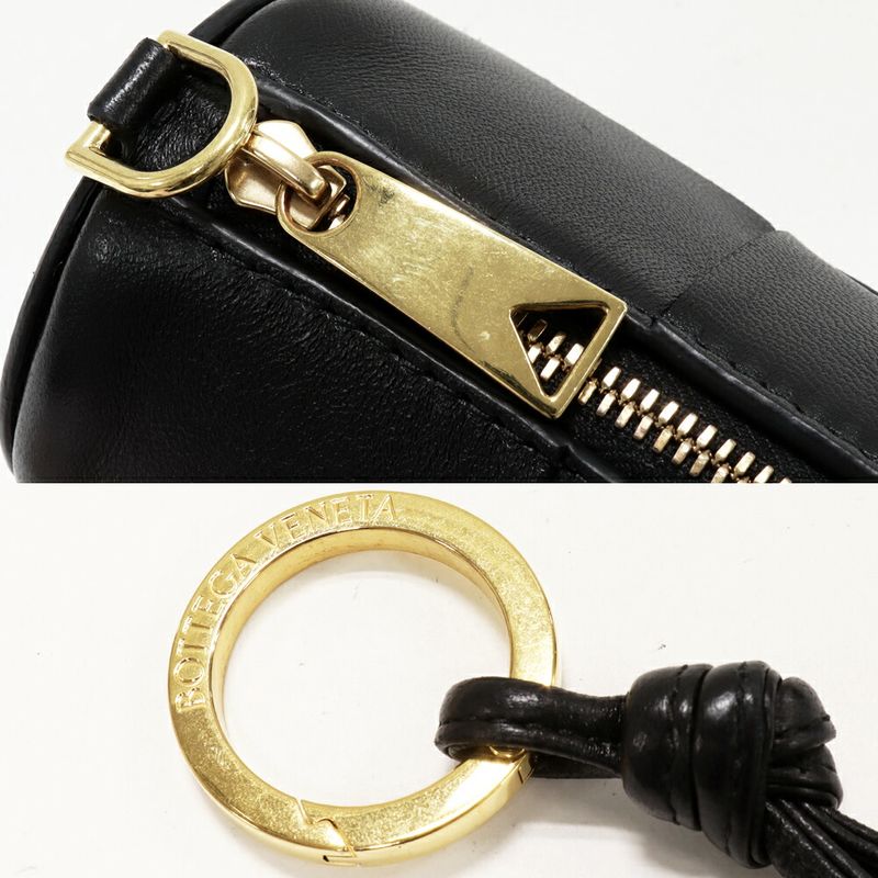 Bottega Veneta Airpods Case Accessory Case Cassette Calf Black Earphone Case