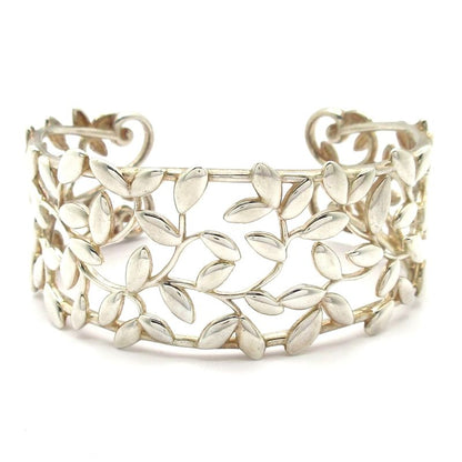 Tiffany & Co Bangle In Olive Leaf Silver By Paloma Picasso