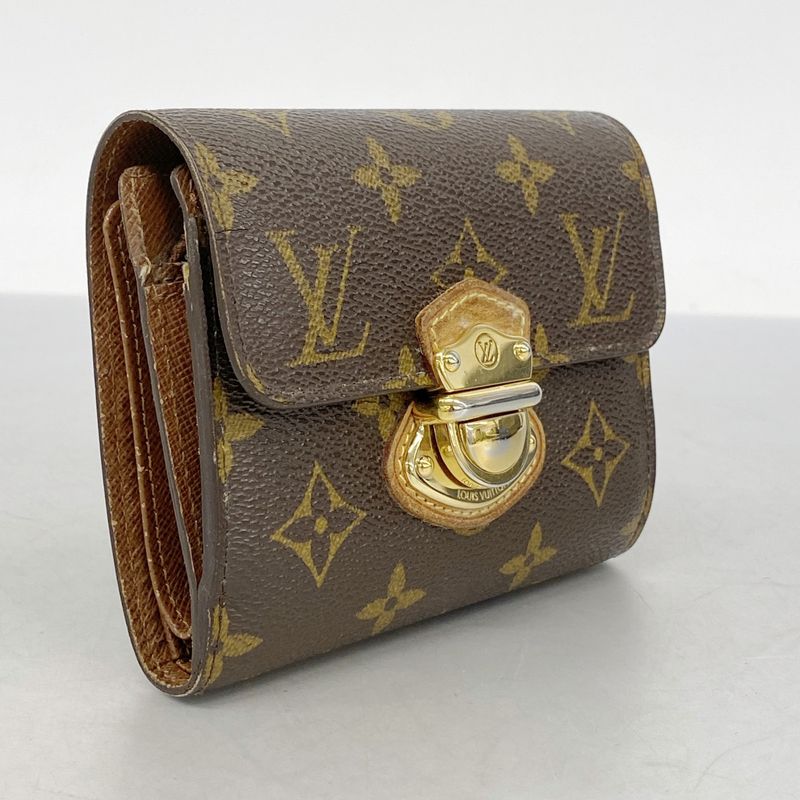 Louis Vuitton Trifold Wallet Monogram Portefeuille Koala M58013 Brown Ladies