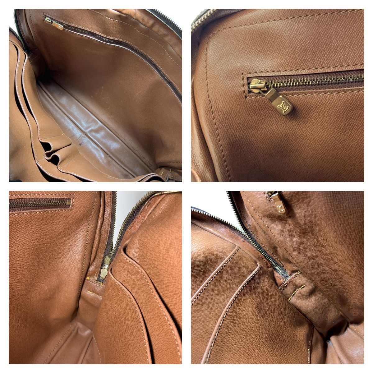 Louis Vuitton Monogram Porte Document Voyage Business Bag M53361 Brown