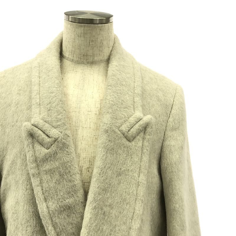 Loewe - 2024aw - Llama Wool Double Breasted Coat - 44 - Gray - Mens