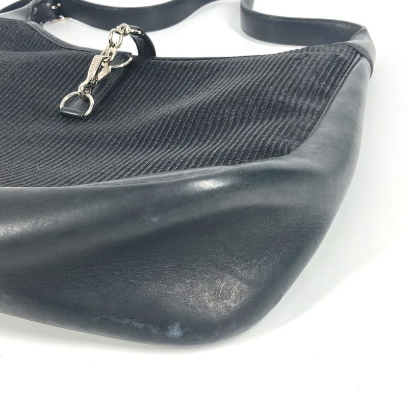 Hermes Shoulder Bag Trim 31 Trim 31 Straw Black