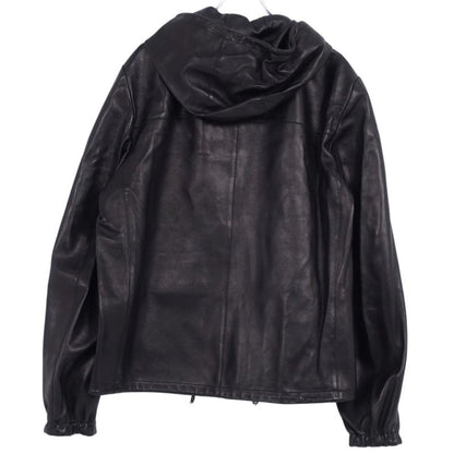 Prada 2020 Jacket Hoodie Leather Hoodie Zip