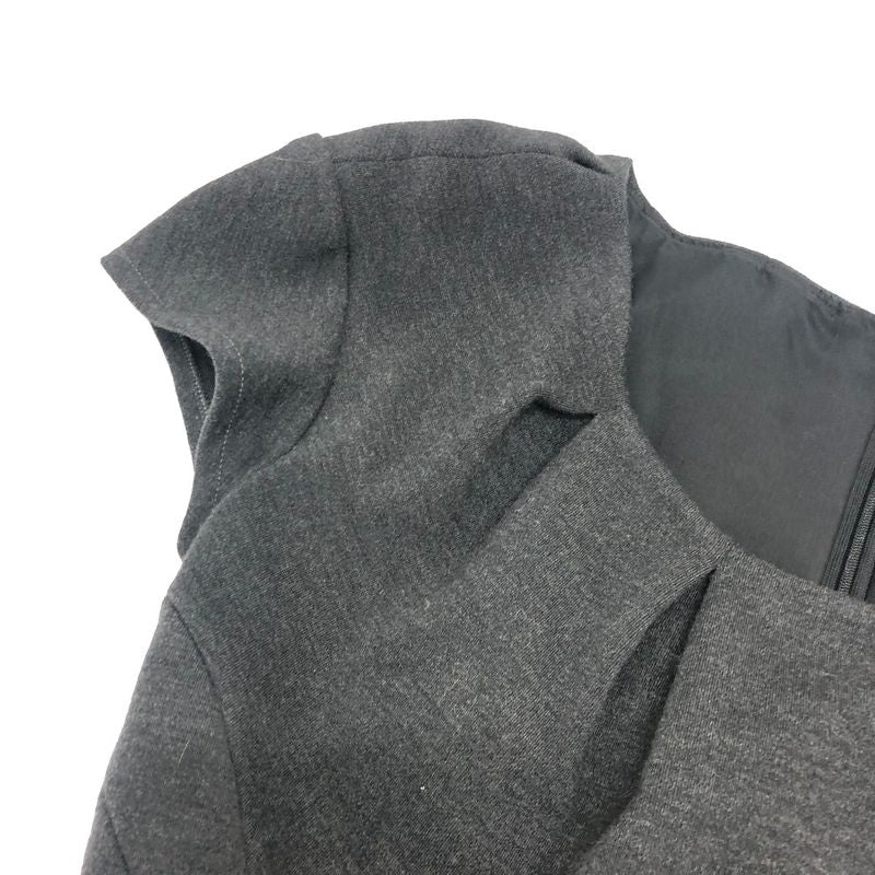 Christian DIOR Dress 7a12066010 Wool Gray