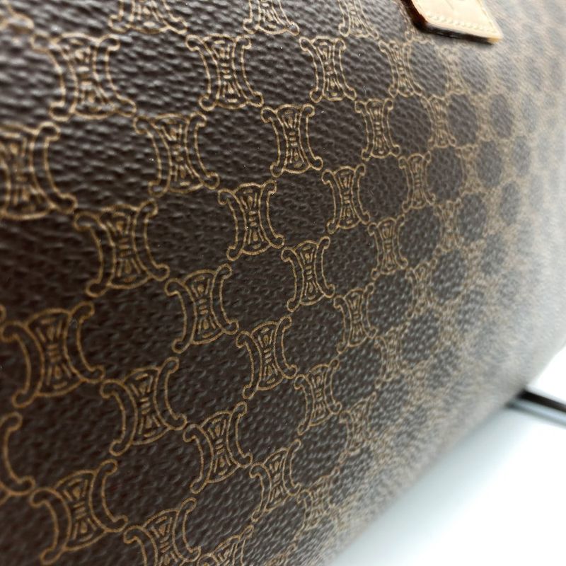 Celine M15/2 Second Bag Macadam Pattern PVC Brown Clutch Bag Ladies Men