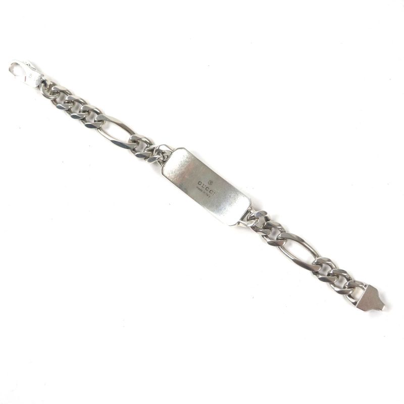 Gucci 728264 GG Bee Engraved Bracelet Engraved Ag925 Chain