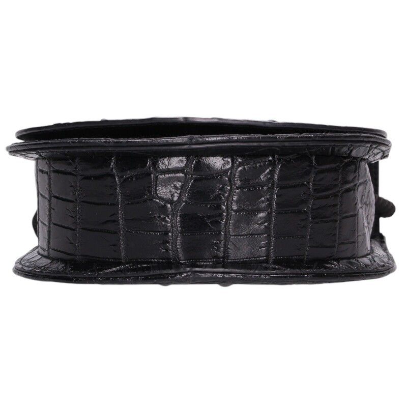 Celine 20AW Ecusson Croc Shape Pressed Shoulder Bag Men's