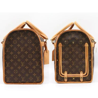 Louis Vuitton Sac Chien 40 dog Carrier Monogram Pet Travel Bag Purse