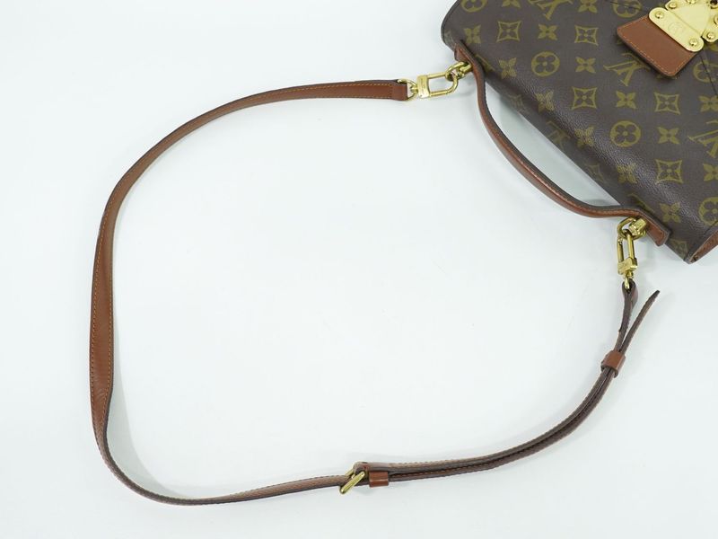 Authentic Louis Vuitton LV Monceau 26 Monogram 2WAY Shoulder Bag Handbag Brown