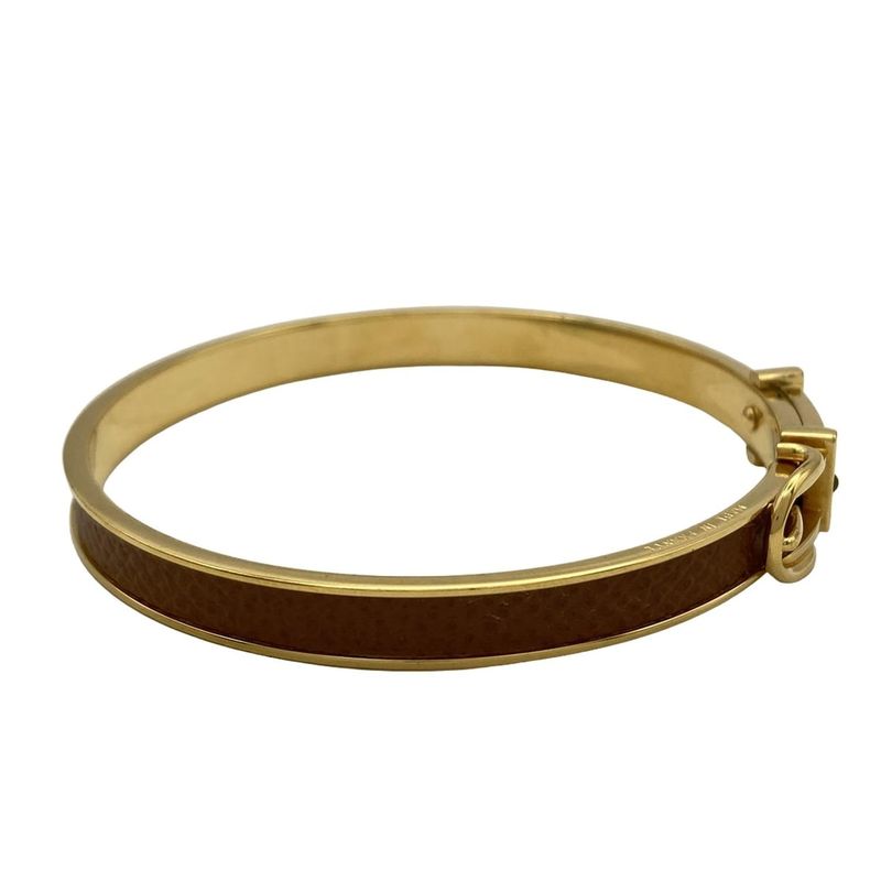 Hermes Bangle Jumping Gold And Brown