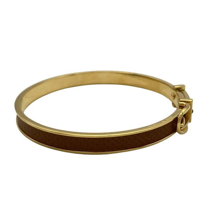 Hermes Bangle Jumping Gold And Brown