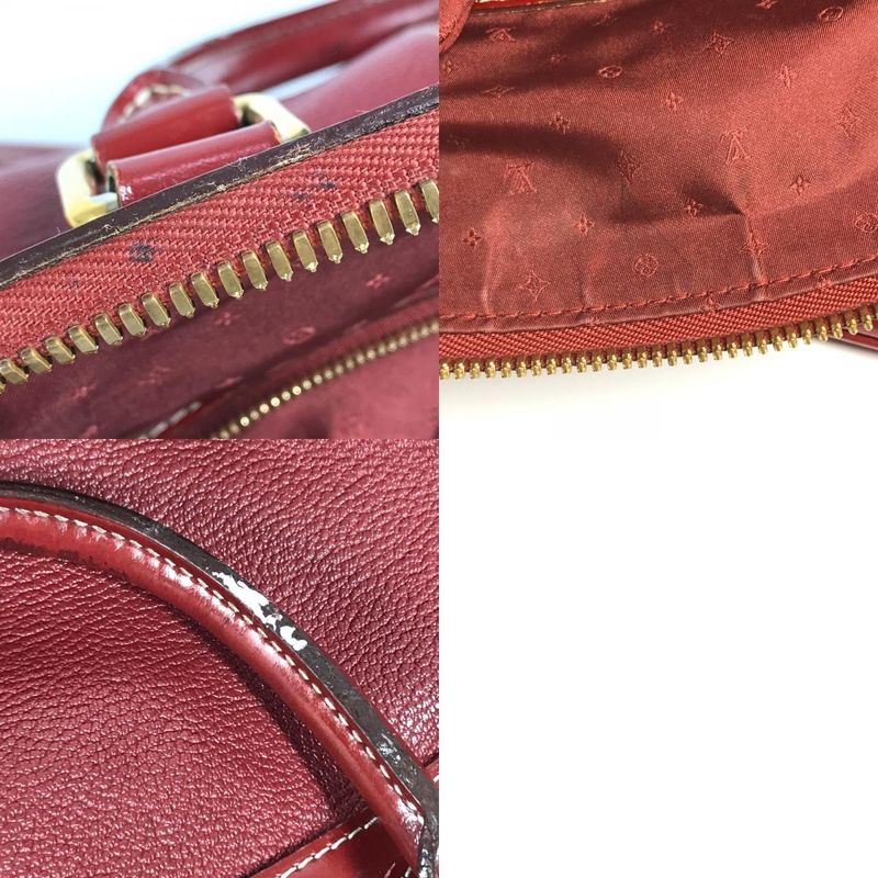 Louis Vuitton Handbag Suhari Lock-it MM M95862 Suhari Leather Tanami Red