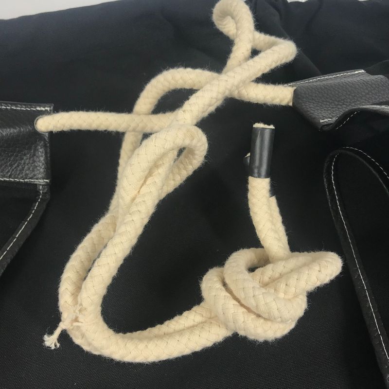 Hermes Miscellaneous Goods Hammock Canvas Black