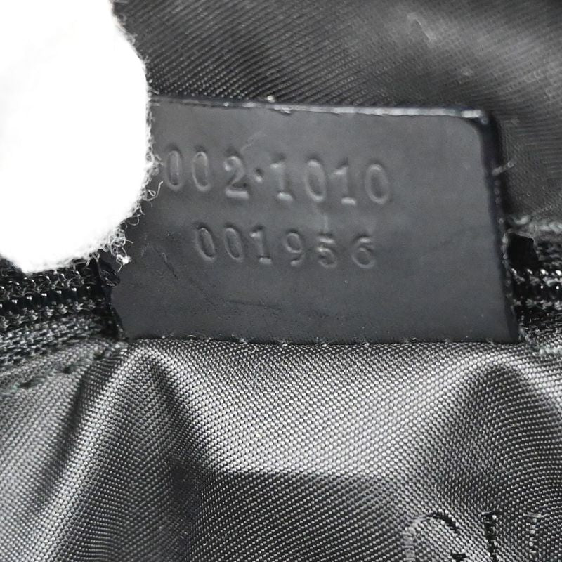 Gucci Tote Handbag Bamboo Black Leather 30ka703