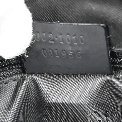 Gucci Tote Handbag Bamboo Black Leather 30ka703