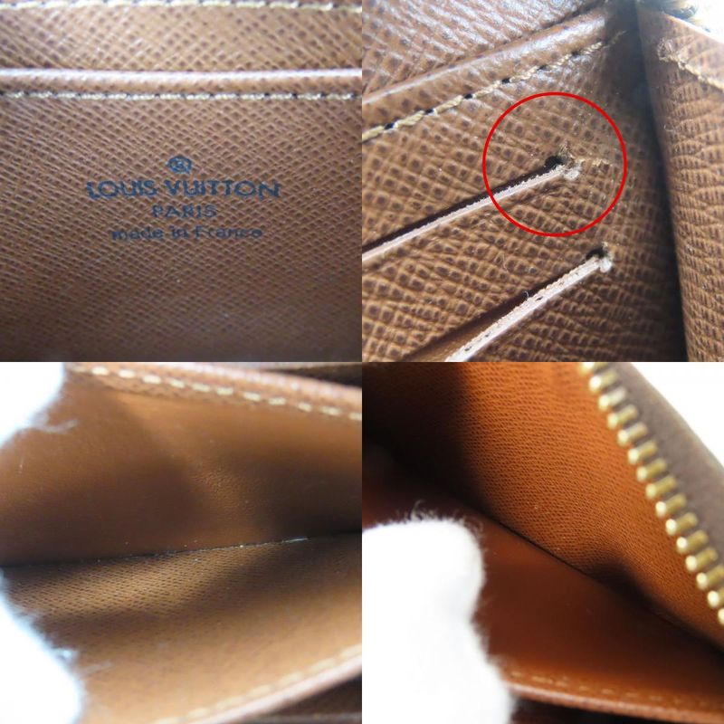 Louis Vuitton Coin Case Zippy Coin Purse M60067 Round Zipper Monogram Brown