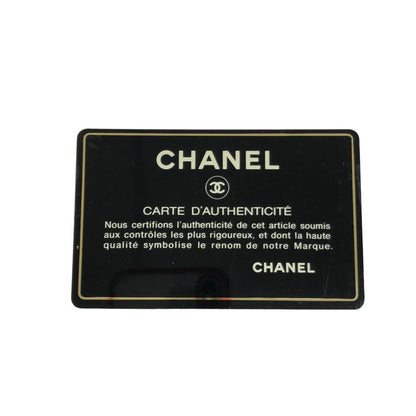 Chanel Caviar Skin Coco Mark Wallet Long Wallet Black