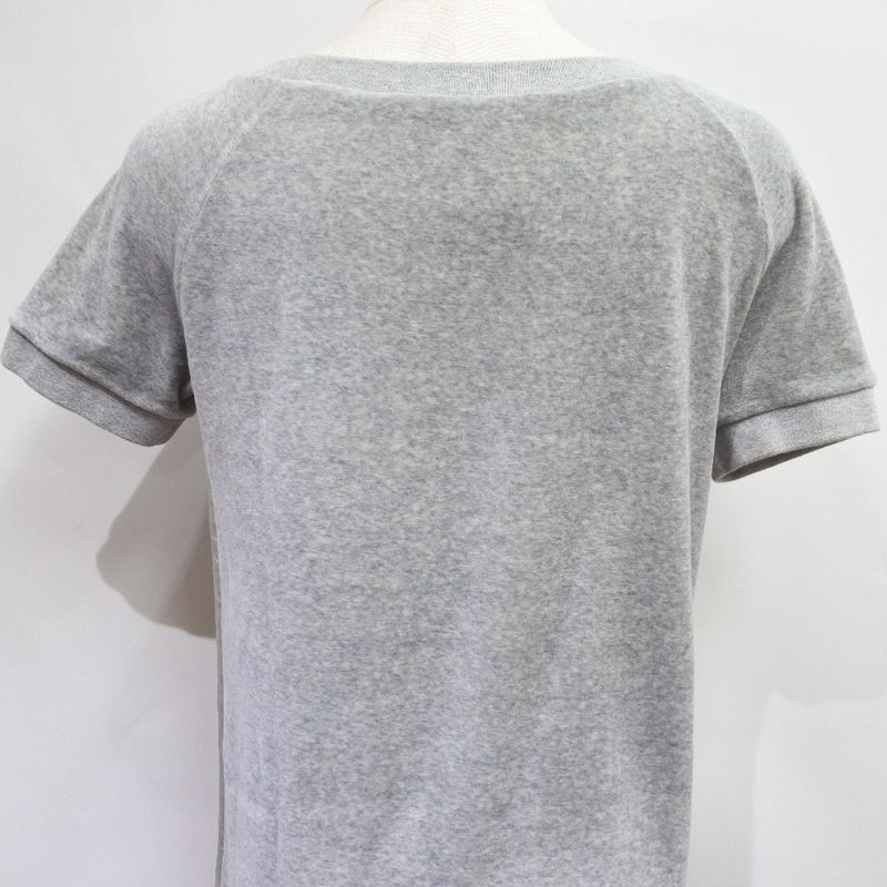 Gucci Sideline 324467 X5279 Velour Gray Women's Dress