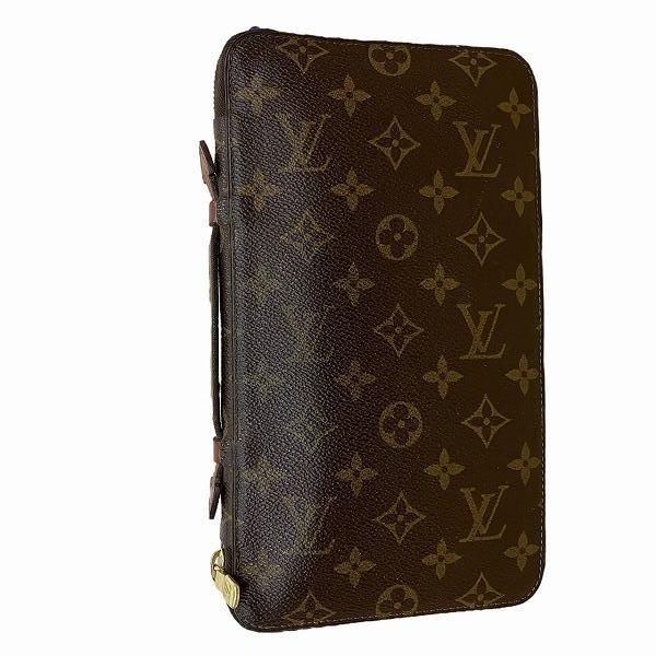 Louis Vuitton Monogram Esca Pado M60113 Travel Case Long Wallet Unisex