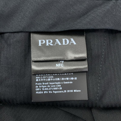 Prada - 2024 - Center Press Polyester Slacks Pants - 44 - Navy - Men's